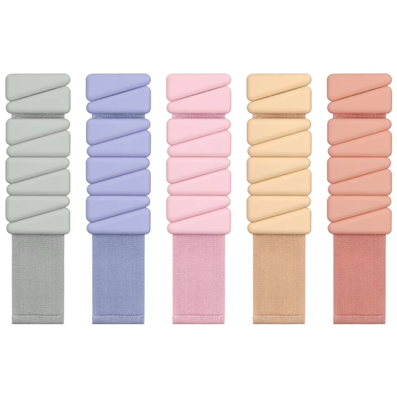 Picture of Pilates Straps of the Same Colour 2Lb Silicone Wrist and Ankle Weights Brown Non Slip Weights for Ankle