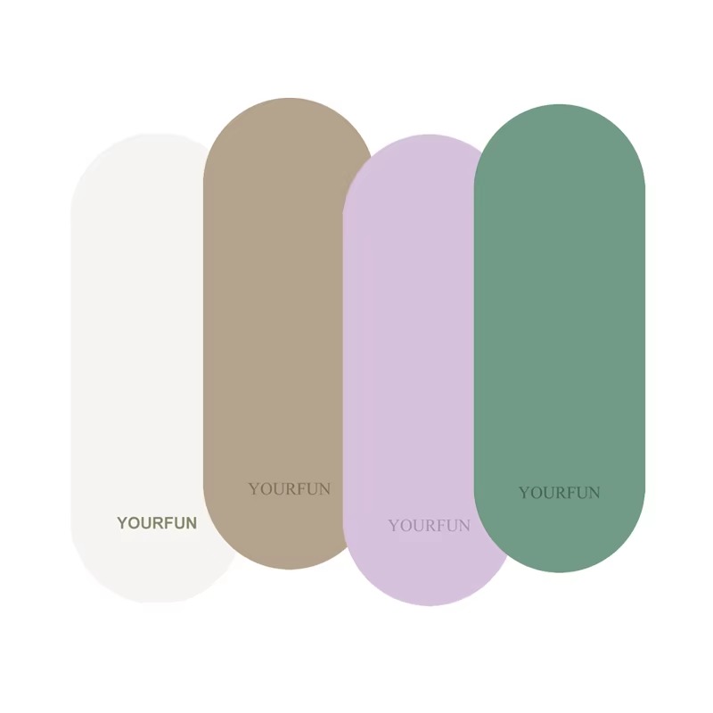 Picture of Beige Color Arch Shaped Yoga Matte Sports Black Nude Color Matt Pu Rubber Pill Shape Yoga Mat