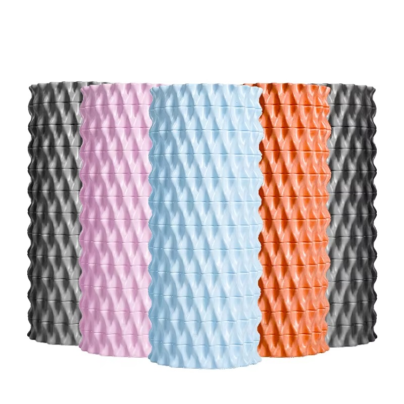 Picture of Long High Blue Density Fitness Hollow Pilates Massage Eva Column Foam Yoga Roller